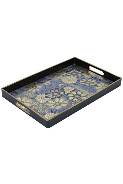Alsaif Gallery Plastic Serving Tray Alsaif Gallery, 40×26×3.8 cm - Black