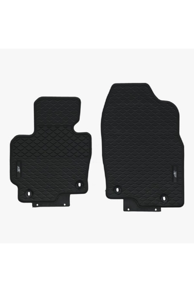 AUTOSMART طقم سجادات سيارة مازدا من 3 قطع، مضاد للانزلاق، سهل التنظيف، مصنوع ...