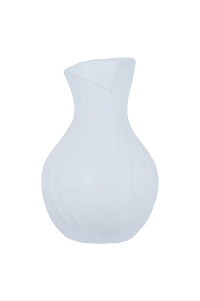 Alsaif Gallery Glass Vase Alsaif Gallery, 12×19 cm - White