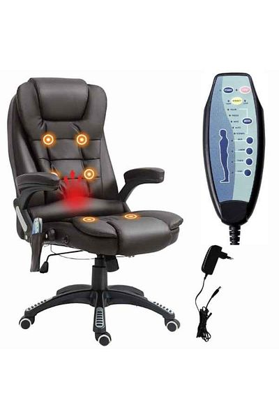 OEM Scaun Rotativ Mercaton, de Birou cu Functie Masaj in 6 Puncte si Incalzire Lombara, Maxim 130 Kg