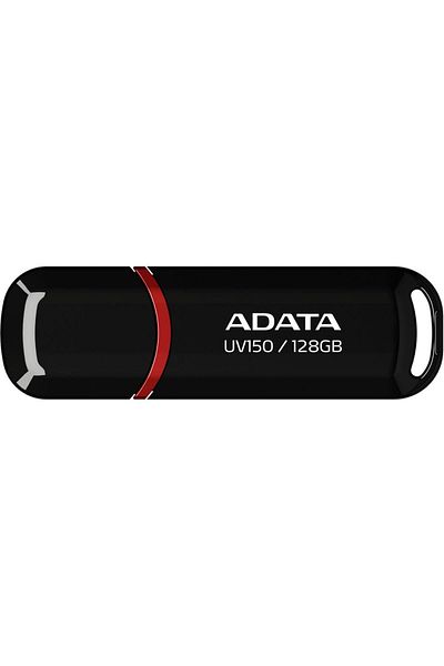 Yerli ذاكرة فلاش ADATA سعة 128 جيجابايت USB3.2 Gen1 باللون الأسود