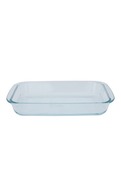 Alsaif Gallery Glass Oven Tray Alsaif Gallery, 1.5 Liter, Rectangular - Transparent