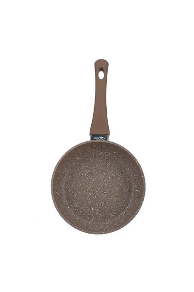 Alsaif Gallery Rocky Granite Frypan, 18cm - Brown