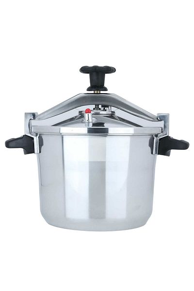 Alsaif Gallery Aluminum Pressure Cooker Al-Asouf, 8 Liters - Silver