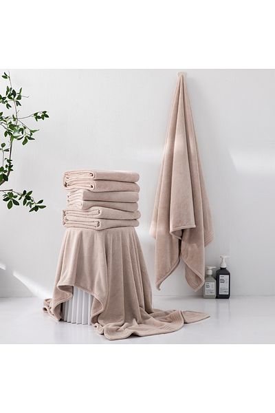REEFI Modern Rustic Hand Towel - Beige (Size 34*34 cm)