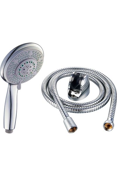 ferrara La Brocca GS3150 shower head, high pressure, adjustable, water saving, square, Silver
