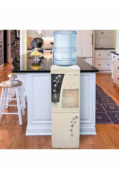 BASIC Water Dispenser - 2 Taps - 10 Liters - Hot/Cold - White