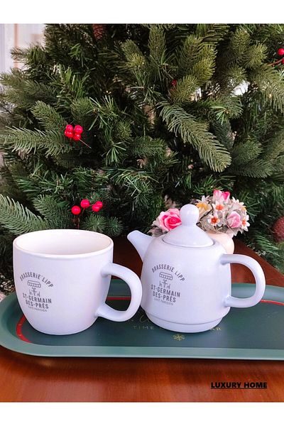 Madame Coco Grand Teapot - Soft Gray 300- 280 ml