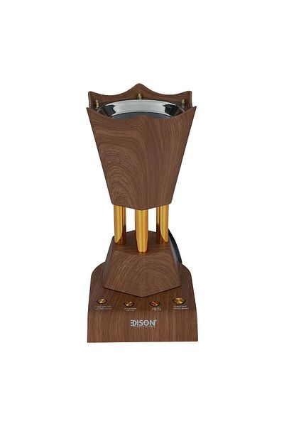 Alsaif Gallery Orchid Electric Incense Burner, Steel Edison, 360W - Brown