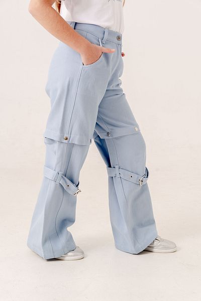 GİYİCEM TEKSTİL Girl's Shorts Linen Trousers 2568