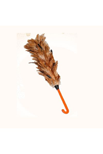 rexa Feathers with Wooden Handle, Reusable and Washable for Car Sofa Furniture Bed Sheets Home Daily