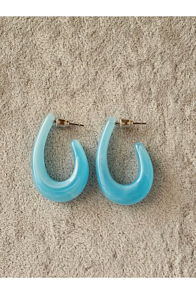 SiestaAccessories Blue Color Acrylic Earrings