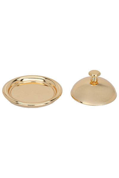 Alsaif Gallery Tamriya Steel Alsaif Gallery, 11 cm, Round, Engraved - Gold
