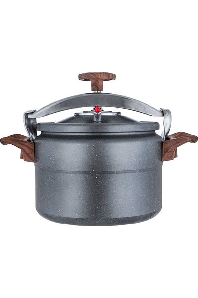 Alsaif Gallery Volcano Granite Pressure Cooker Alsaif Gallery, 11 Liters - Gray
