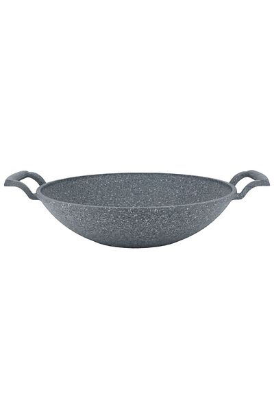 Alsaif Gallery Granite Frying Pan, Alsaif Gallery, 30 cm, Side Handles - Gray
