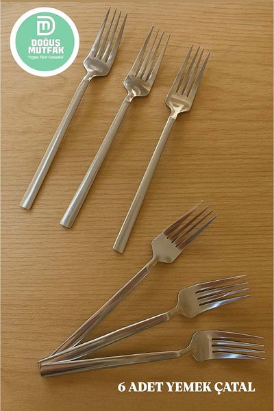 Doğuş Mutfak Dinner Fork 6 Li 2 ml Stainless Steel Chopstick Model