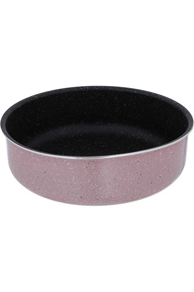 Alsaif Gallery Granite Oven Tray Alsaif Gallery, 22 cm, Round - Pink