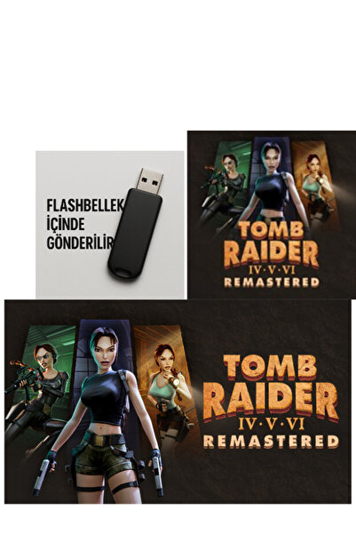 Tigdes 🎮 Tomb Raider Remastered 4-5-6 PC Oyunu | 3’lü Seri | 4K Destekli | F...