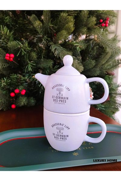 Madame Coco Grand Teapot - Soft Gray 300- 280 ml