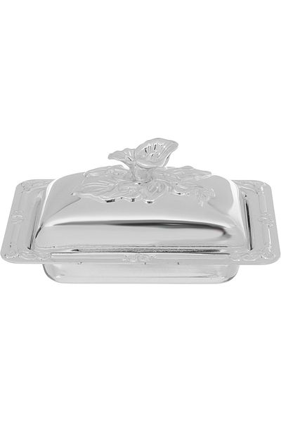 Alsaif Gallery Tamriya Steel Al Saif Gallery, 12.5×8.5×2.6 cm, Rectangular - Silver