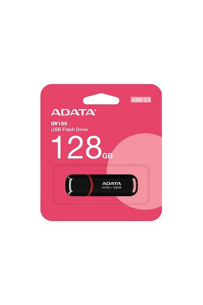 Yerli ذاكرة فلاش ADATA سعة 128 جيجابايت USB3.2 Gen1 باللون الأسود