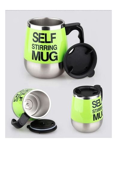 Generic 2pcs Automatic Electric Stainless Steel Mixing Cup