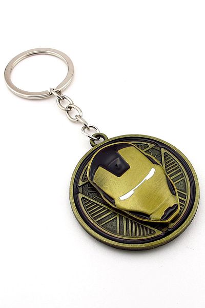 Solfera Iron Man Iron Man Comicman Rotating Metal Keychain Kc366