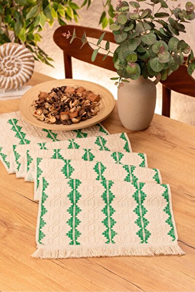 Buldan CSN Tekstil noel desenli örgü runner