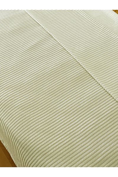Zeren Home Single Cotton Pique Set with Hair Braid Model - Fitted Sheet 160 X 220 cm