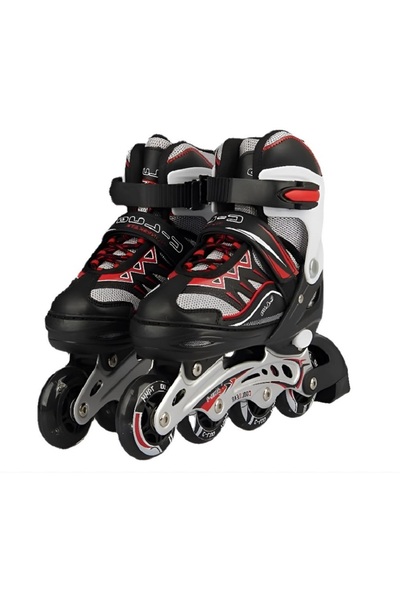 rexa أحذية تزلج بأربع عجلات قابلة للتعديل للأطفال (مقاس الاتحاد الأوروبي 31-3...