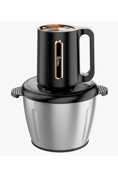 Royal Multipurpose Chopper, Stainless Steel with 3.0L Large Capacity, RA-CHPS-308, 3 Speed Level