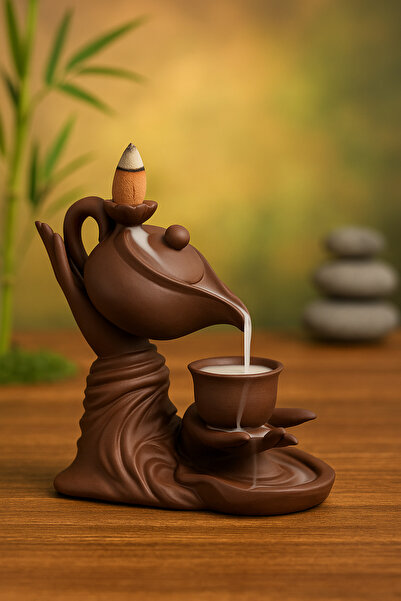 ShowArt Hediyelik Büyük Çaydanlık Modeli Geri Akış Tütsülük