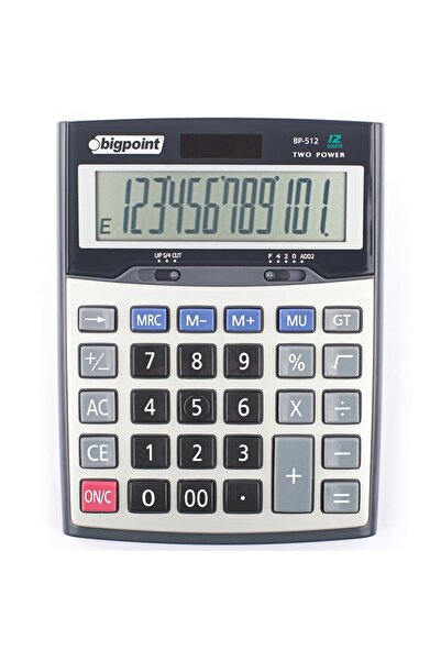 Bigpoint Hesap Makinesi 12 Hane 2 Adet