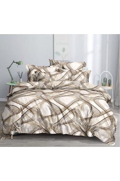 OEM Double bed linen Cotton FINET, for 2 people, 6 pieces, Bed sheet 230 x 250cm