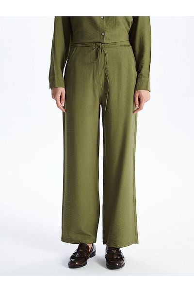 LC Waikiki Comfortable Fit Straight Wide Leg Women's Trousers