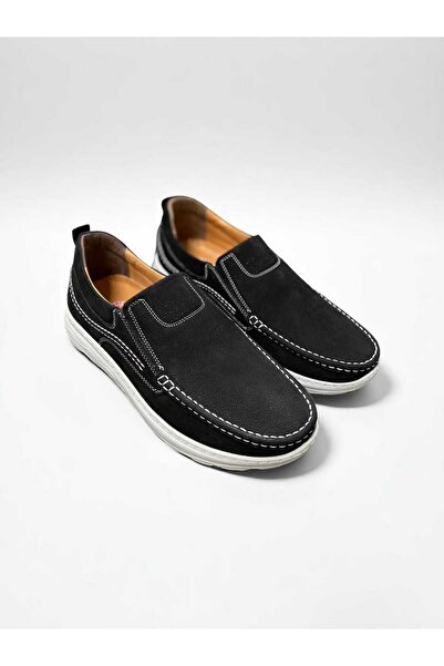 Desimod أحذية رجالية مريحة للغاية من جلد نوبوك الأصلي لتقويم العظام