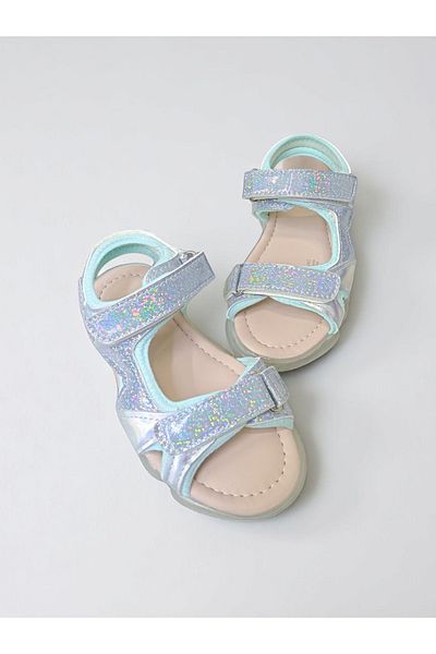 PATİK BEBE Lighted Sport Sandals with Girl Figure