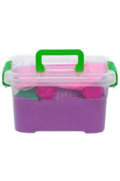 Rally Magic Sand Play Set Compressible & Stretchable with Accessories Multi-Color 1 KG