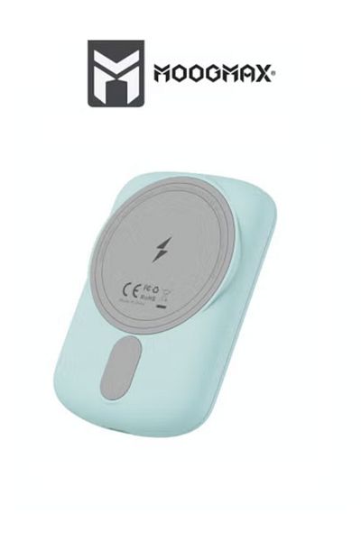 MOOGMAX Verma 5000mAh Magnetic Wireless Power Bank with Fast Charging - Compatible with Wireless Devices