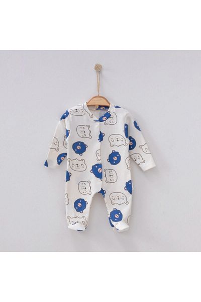 Nayinom Cute Teddy Bear Printed Unisex Jumpsuit