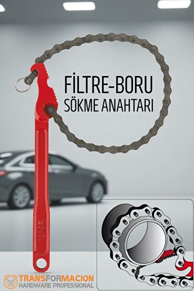 Transformacion Zincirli Filtre Sökme Anahtarı - Boru Sökme Anahtarı 721850