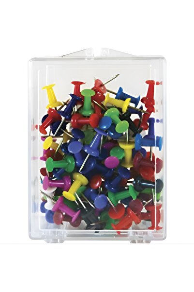 Roco دبابيس دفع ملونة - دبابيس تثبيت متنوعة للوحات الفلينية والخرائط والاستخد...