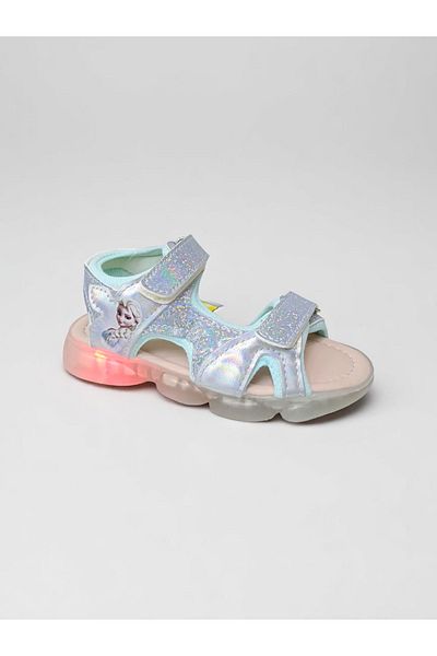 PATİK BEBE Lighted Sport Sandals with Girl Figure