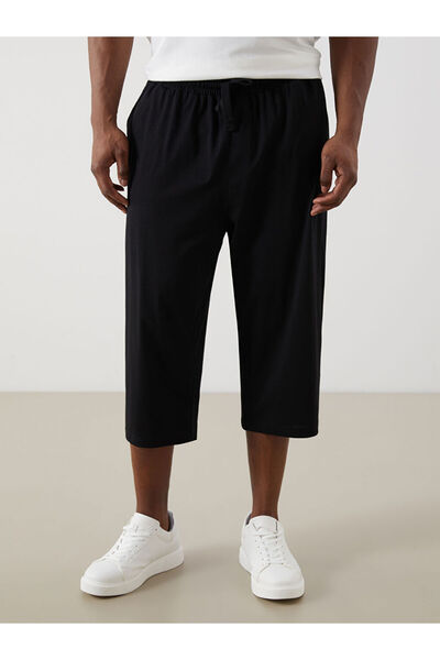 LC Waikiki Plus Size Standard Fit Men's Pajama Bottom Shorts