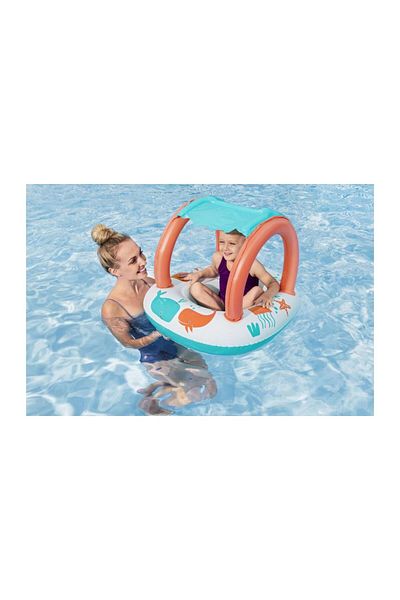 Fillikutum Baby Pool and Sea Boat Baby Boat with Seat 78 X 61.5 cm