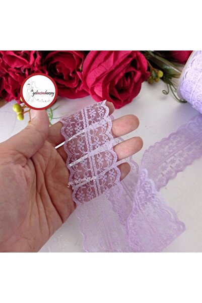 Gelincimherşey Полиестерна дантела с два реда, 5 метра