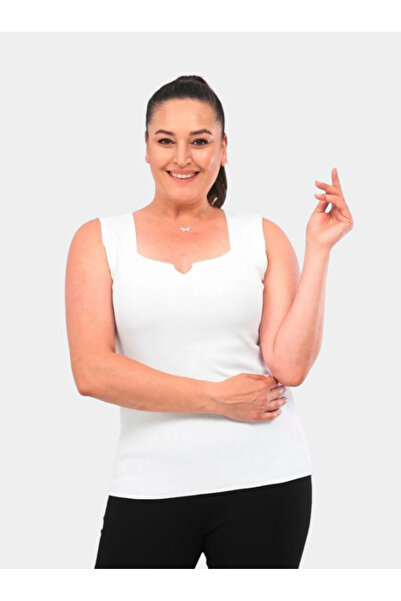 Büyük Beden Full Esnek Konfor Model Triko Atlet