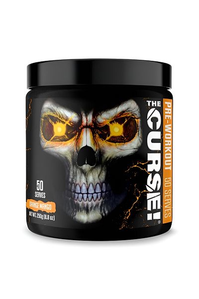 JNX Sports The Curse, Pre Workout, 250g, Orange Mango, 50 Servings