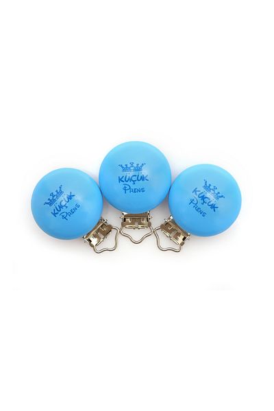 Sahi Aksesuar Blue Model Wooden Pacifier Chain Strap Clip (1 Piece) Bezyi1741