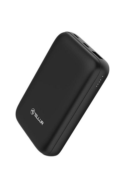 TELLUR Tellur Compact Pro WPD101 External Battery, 10000mAh, Wireless, QC 3.0 22.5W, PD20W, Qi 15W
